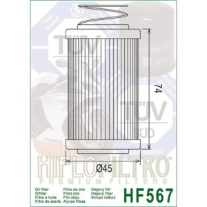 Hiflo HF567 Oliefilter