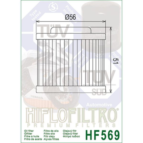 HIFLO Oliefilter HF569