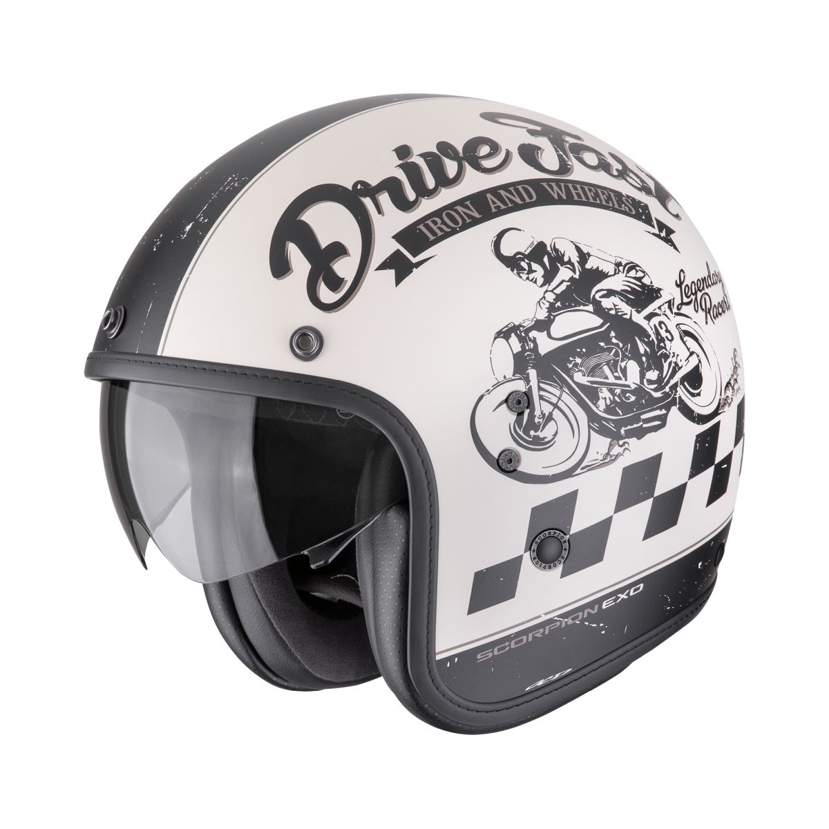 SCORPION BELFAST EVO DRIVE FAST MOTORHELM - Afbeelding 2