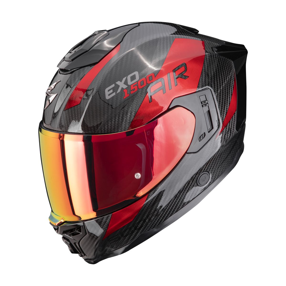 SCORPION EXO-1500 CARBON AIR PLATTED MOTORHELM