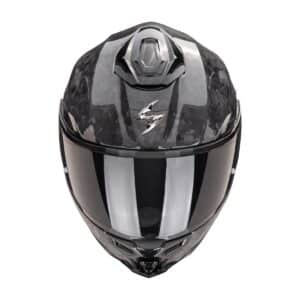 SCORPION EXO-1500 ONYX CARBON AIR SOLID MOTORHELM