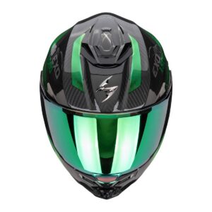 SCORPION EXO-1500 CARBON AIR PLATTED MOTORHELM