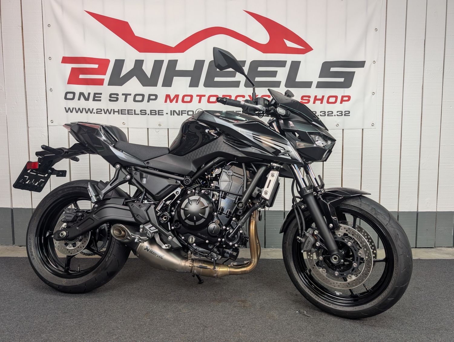 2dehands Kawasaki Z650 Performance Akra 2026 Zwart
